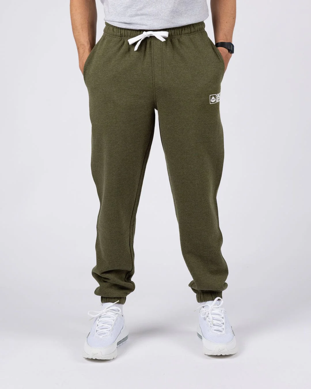 Essential Mens Joggers in Green - Image 3