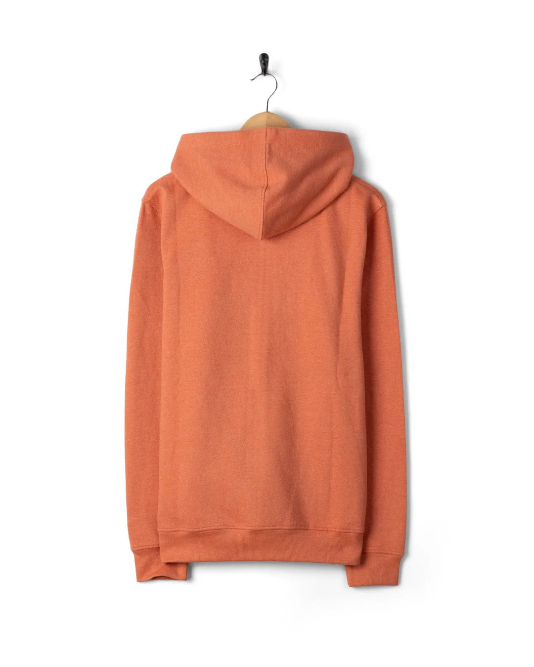 Essential Mens Zip Hoodie in Orange - Image 7