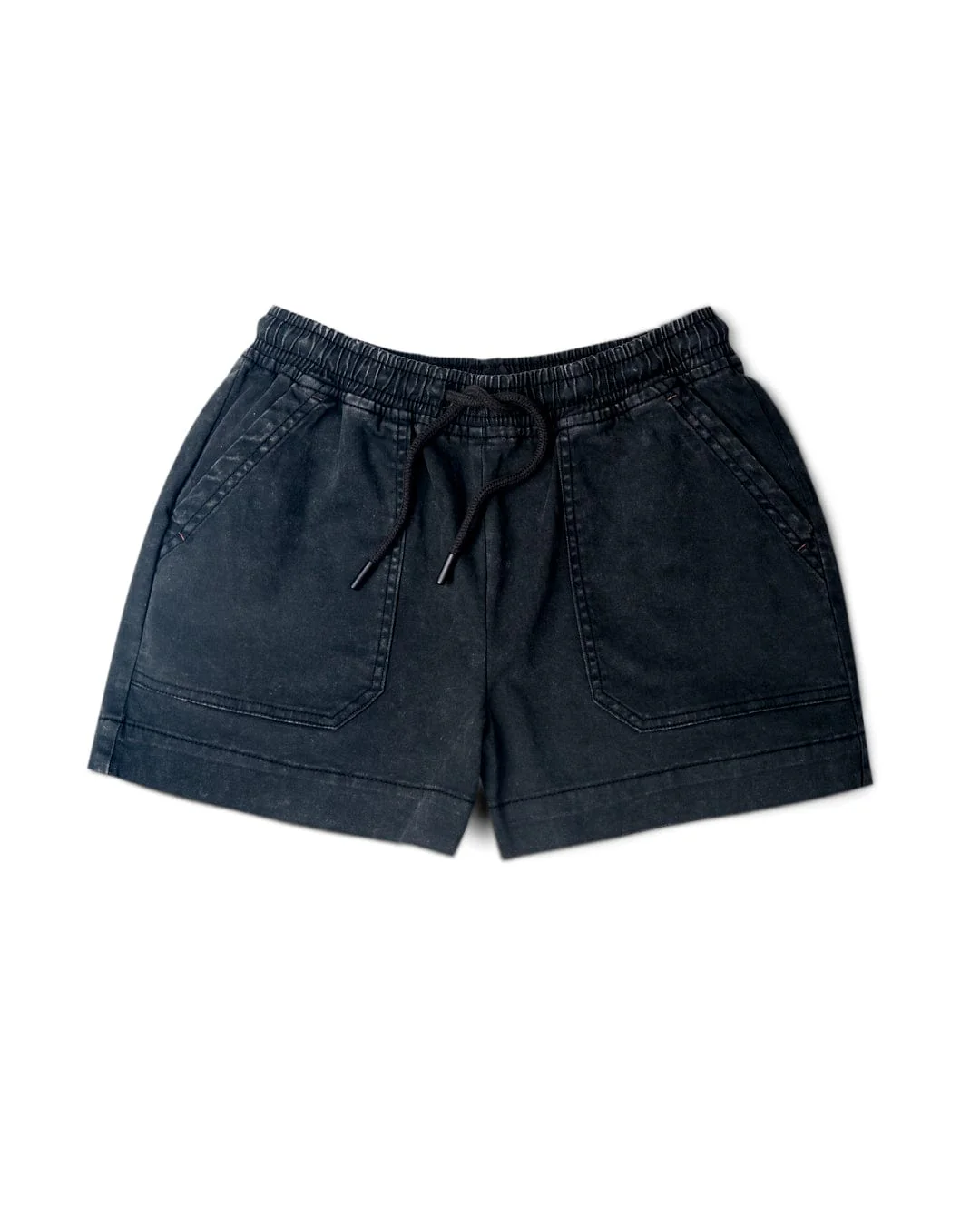 Santano Womens Short in Washed Black - Image 5