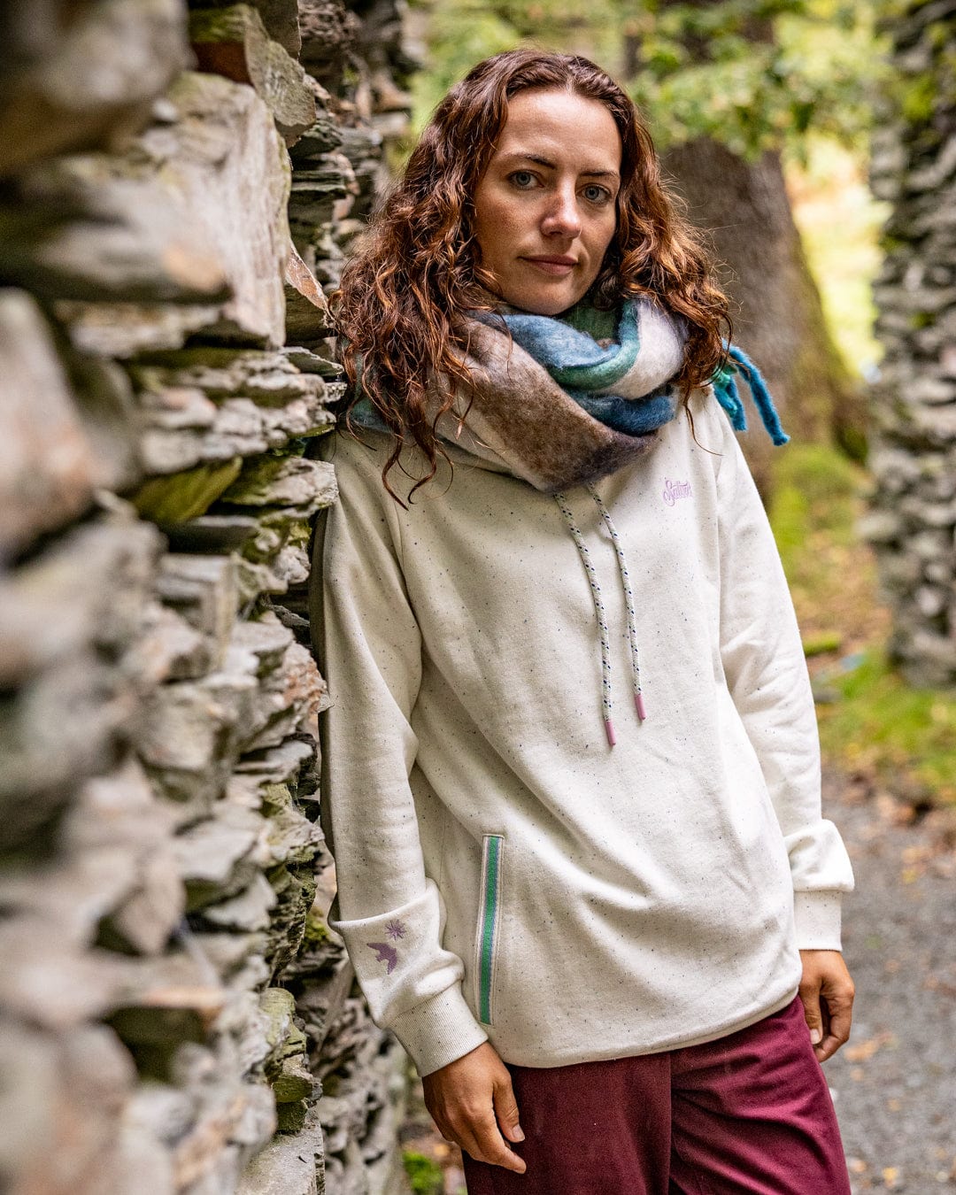 Sara Womens Sweatshirt in Cream