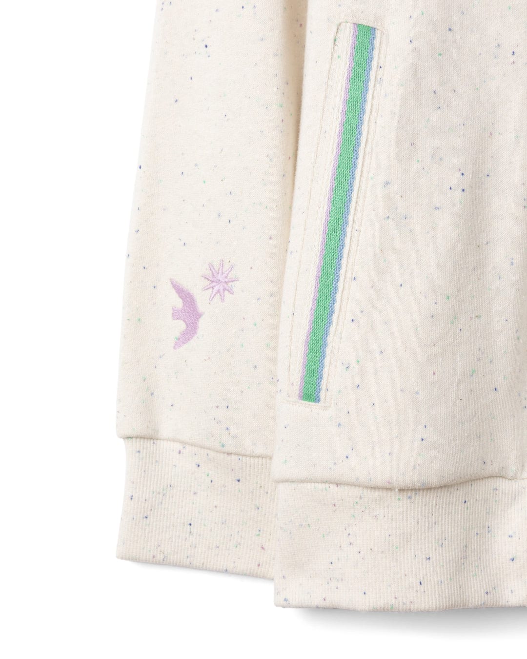 Sara Womens Sweatshirt in Cream - Image 13