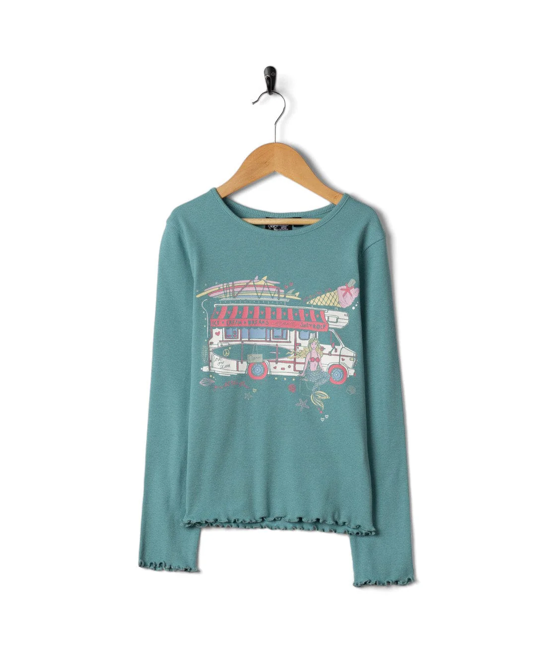 Scoop Kids Long Sleeve T-Shirt in Light Blue