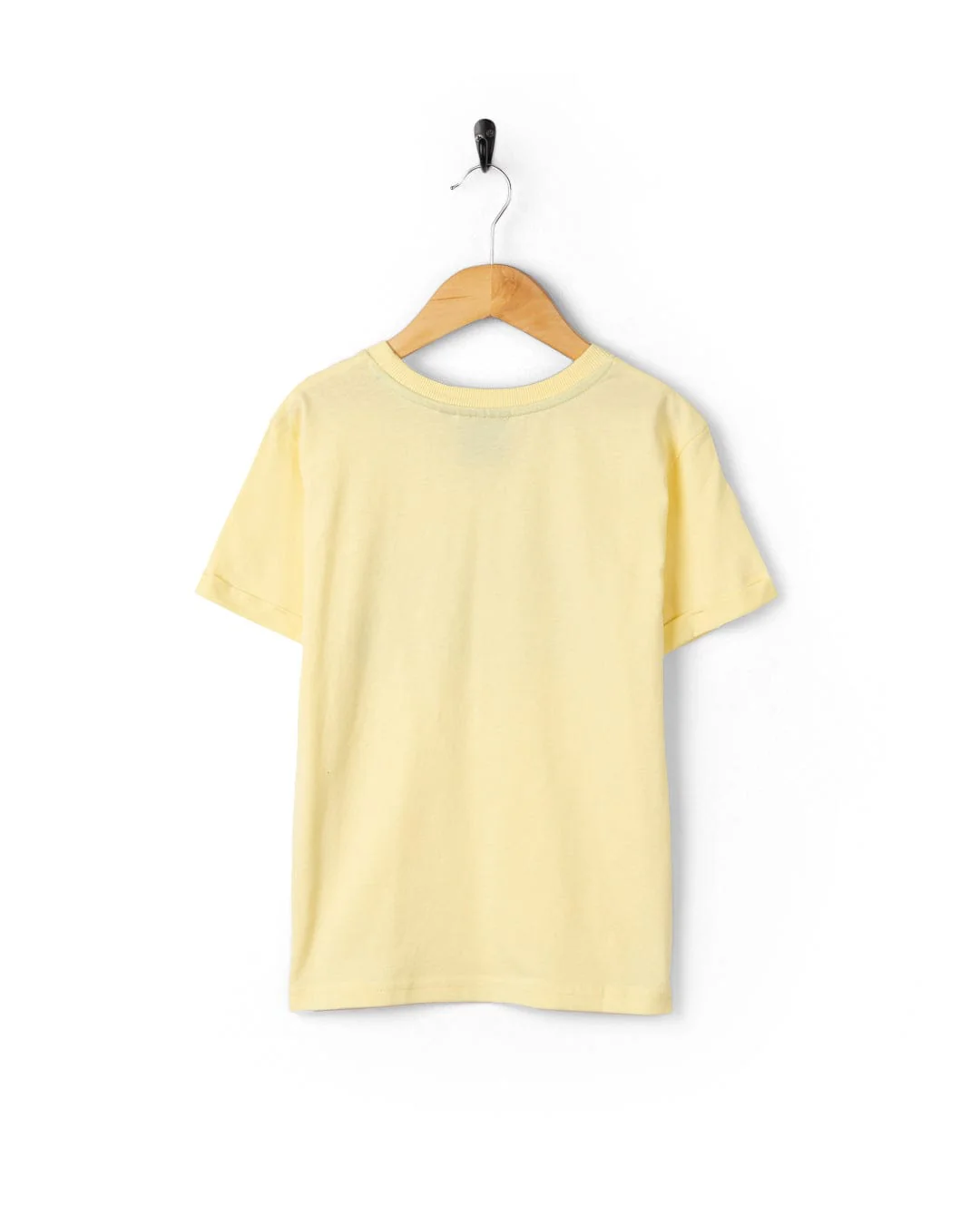 Scoop Kids Short Sleeve T-Shirt in Light Yellow - Image 3