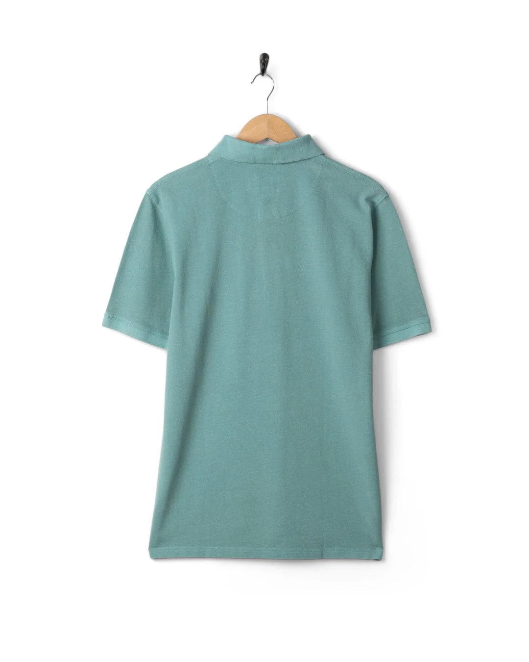 Seb Mens Short Sleeve Polo in Light Blue - Image 7