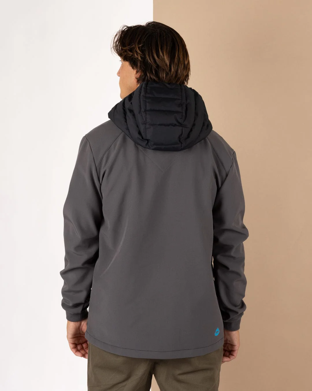 Sero Mens Water Resistant Padded Jacket in Black - Image 6