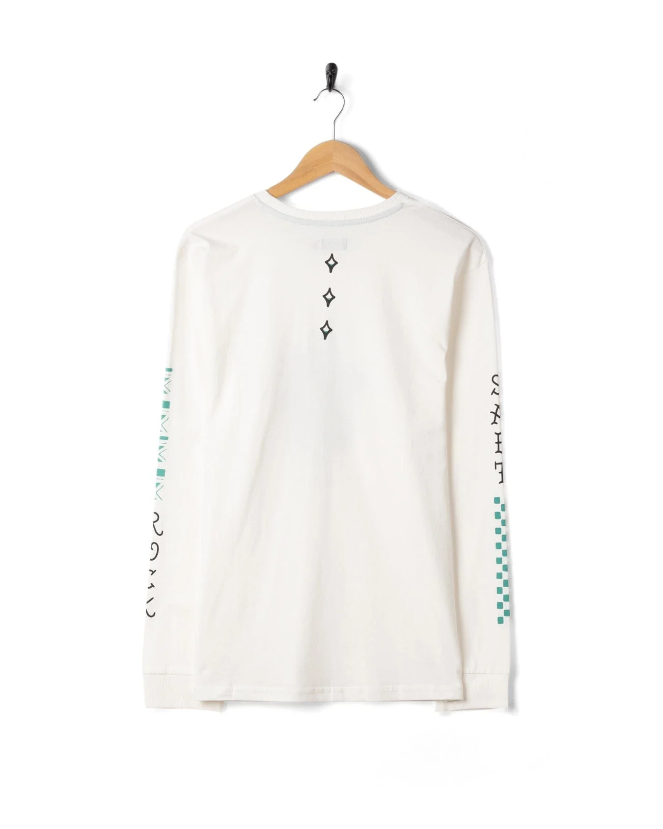 Yesterday's Youth Serpent Mens Long Sleeve T-Shirt in Cream - Image 9