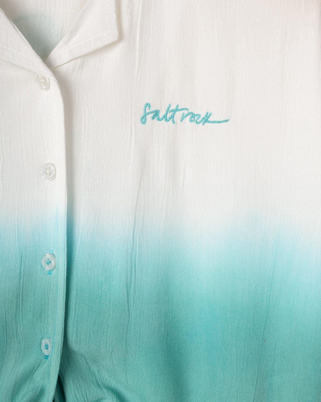 Shelby Kids Front Knot Shirt in Turquoise - Image 5