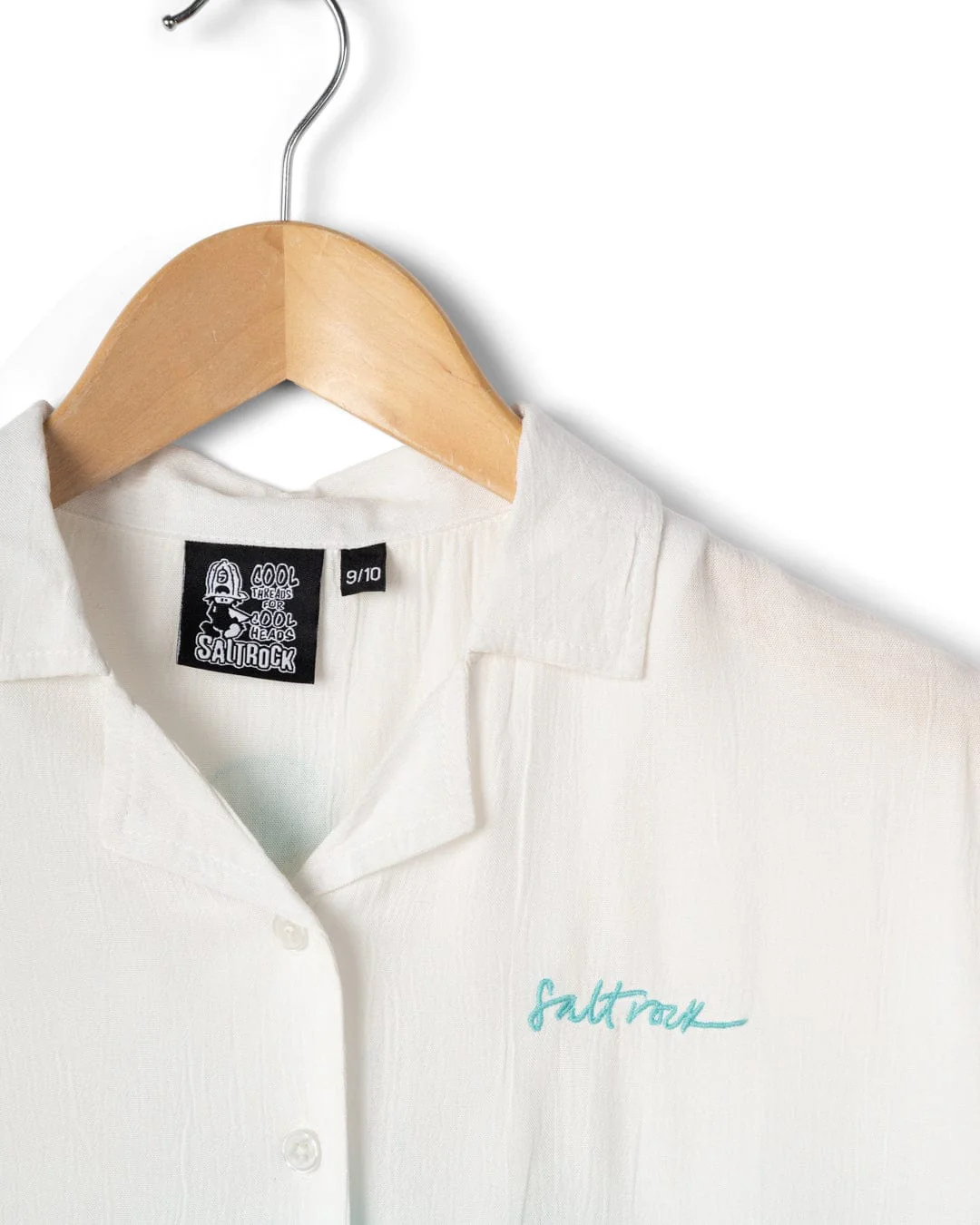 Shelby Kids Front Knot Shirt in Turquoise - Image 9
