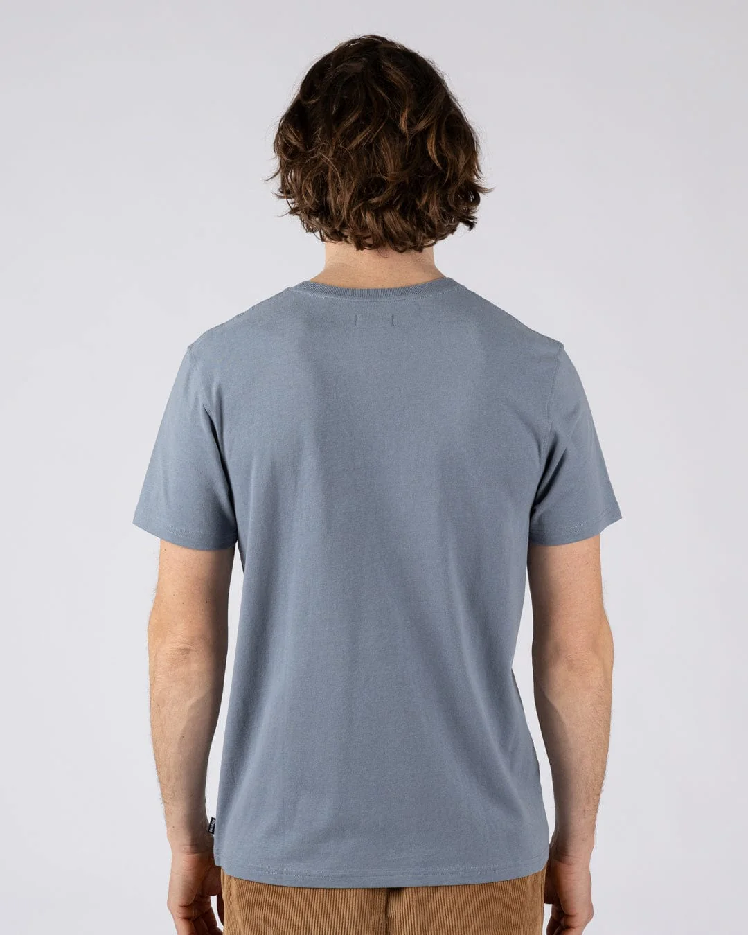 Shore Ride Mens Short Sleeve T-Shirt in Blue - Image 3