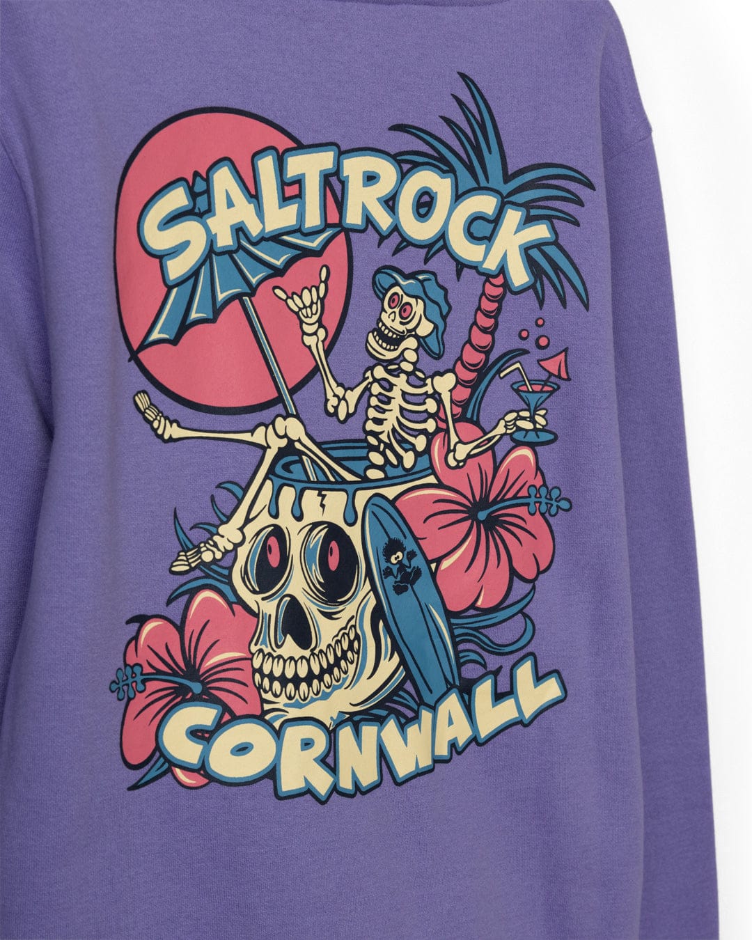 Sip “N” Dip Devon  Kids Pop Hoodie Cornwall in Purple - Image 3