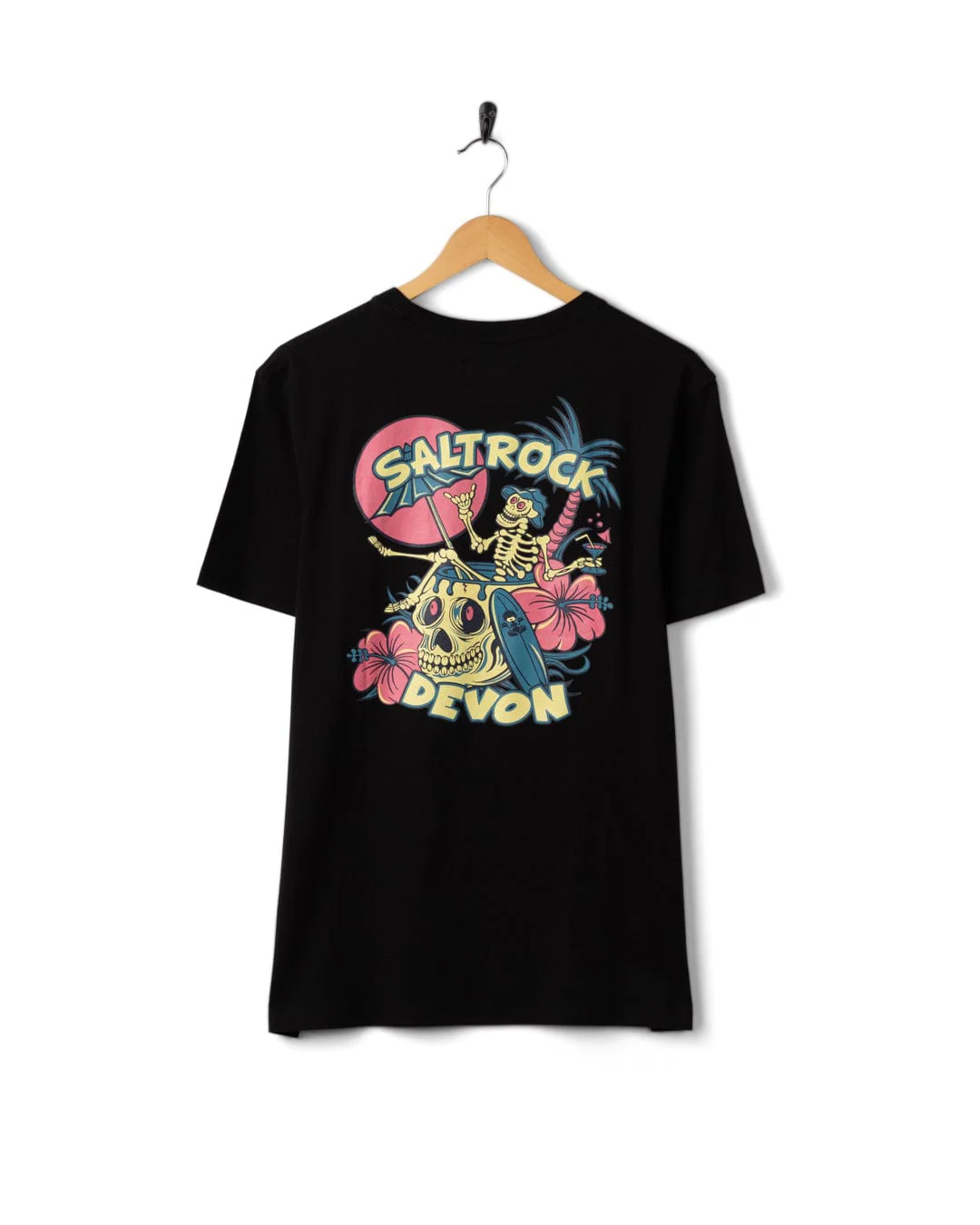 Sip “N”Dip Devon  Mens Short Sleeve T-shirt in Black - Image 8