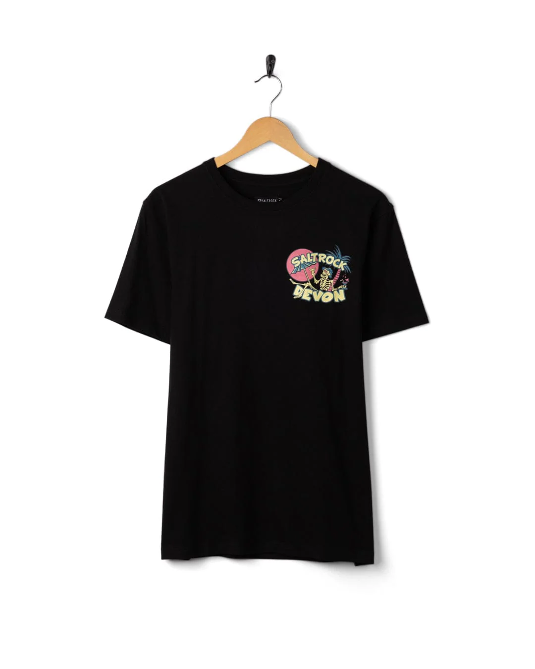 Sip “N”Dip Devon  Mens Short Sleeve T-shirt in Black - Image 9