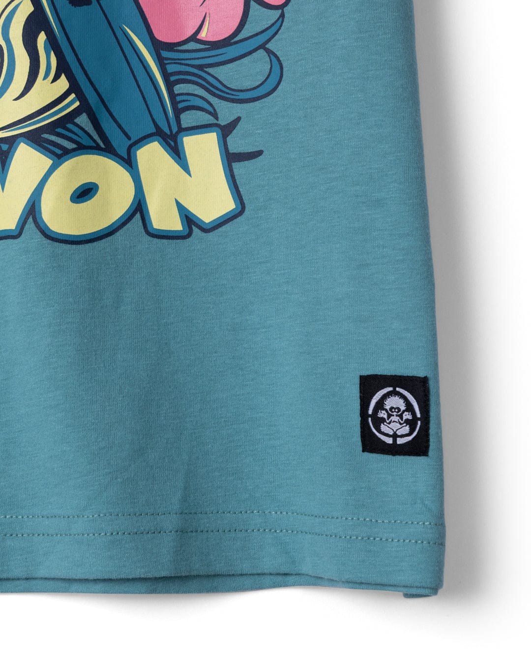 Sip “N”Dip Devon Kids Short Sleeve T-Shirt in Blue - Image 3