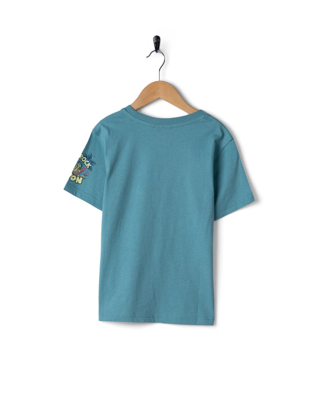 Sip “N”Dip Devon Kids Short Sleeve T-Shirt in Blue - Image 5