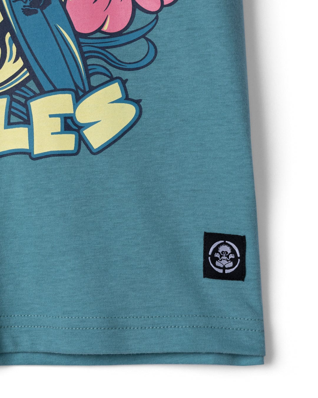 Sip “N”Dip Wales Kids Short Sleeve T-Shirt in Blue - Image 3