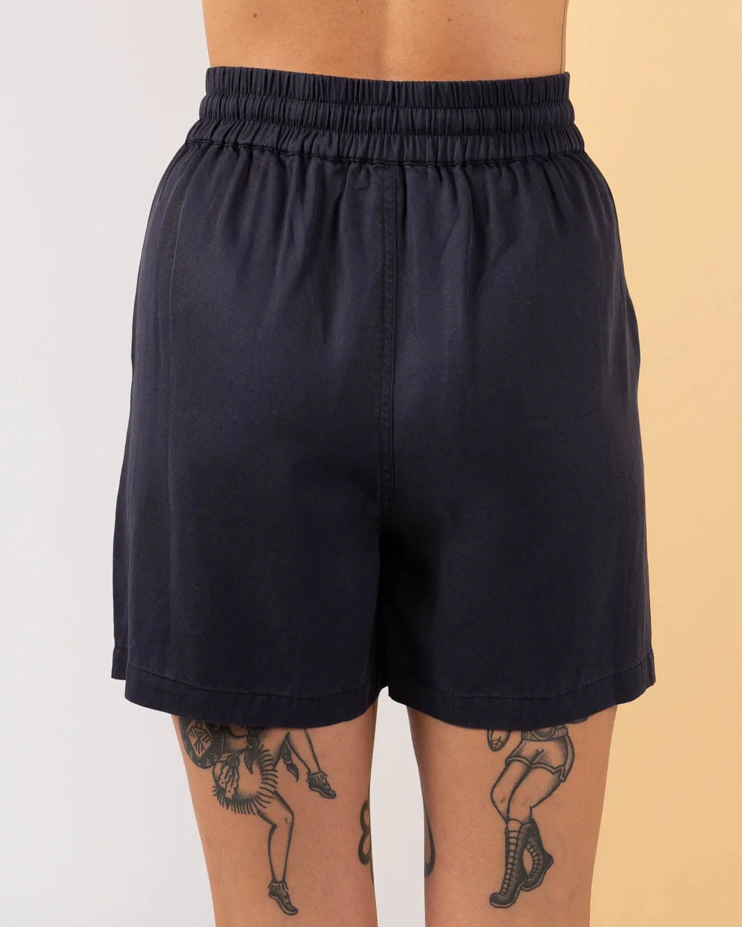 Sola Womens Lightweight Shorts in Blue - Image 3