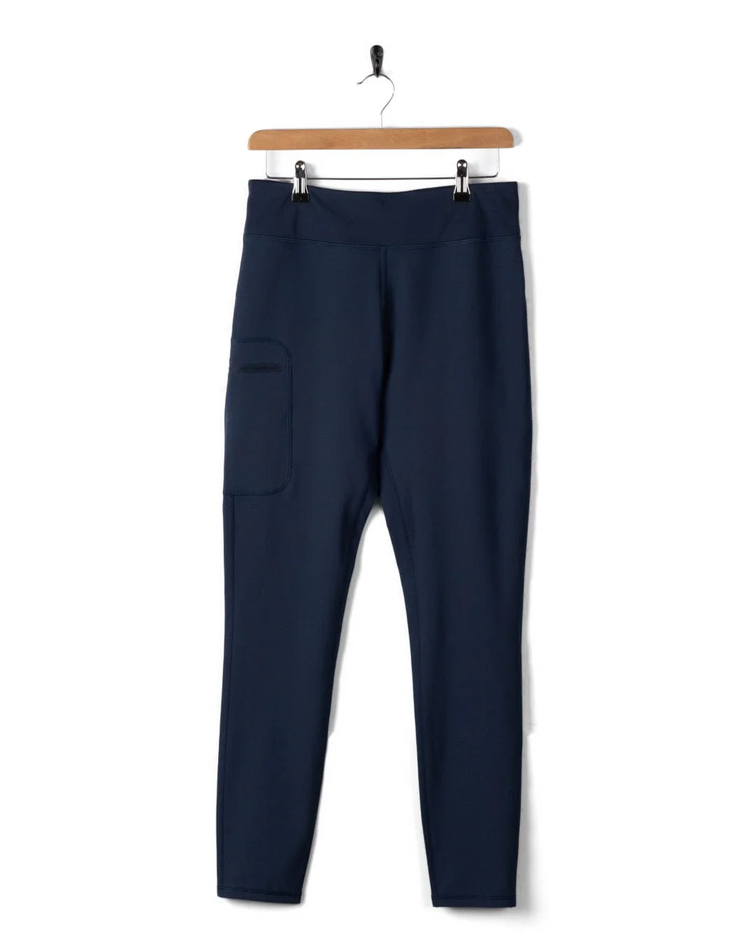 Solar Womens Water Resistant Softshell Leggings in Blue - Image 7