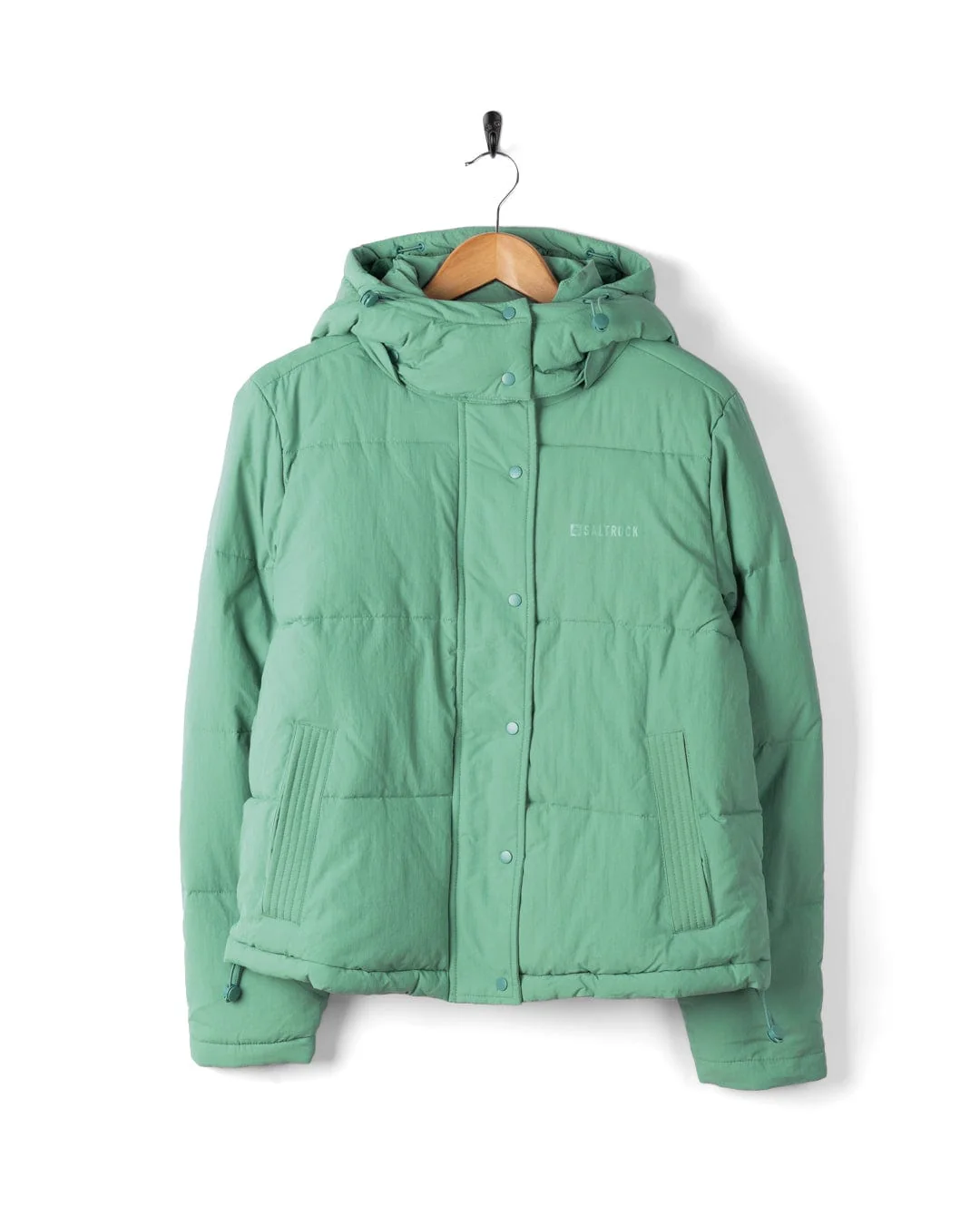 Solitude Womens Water Resistant Padded Jacket in Blue - Image 11