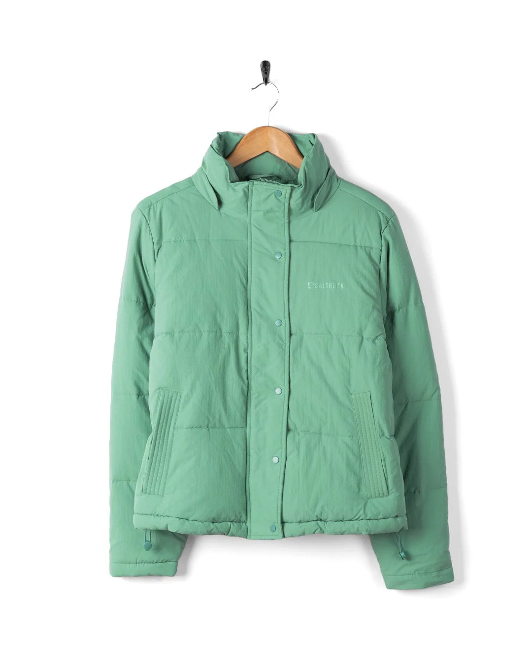 Solitude Womens Water Resistant Padded Jacket in Blue - Image 13