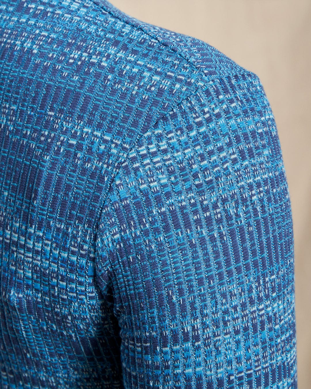 Space Dye Brooklyn Womens Midi Dress in Blue - Image 6