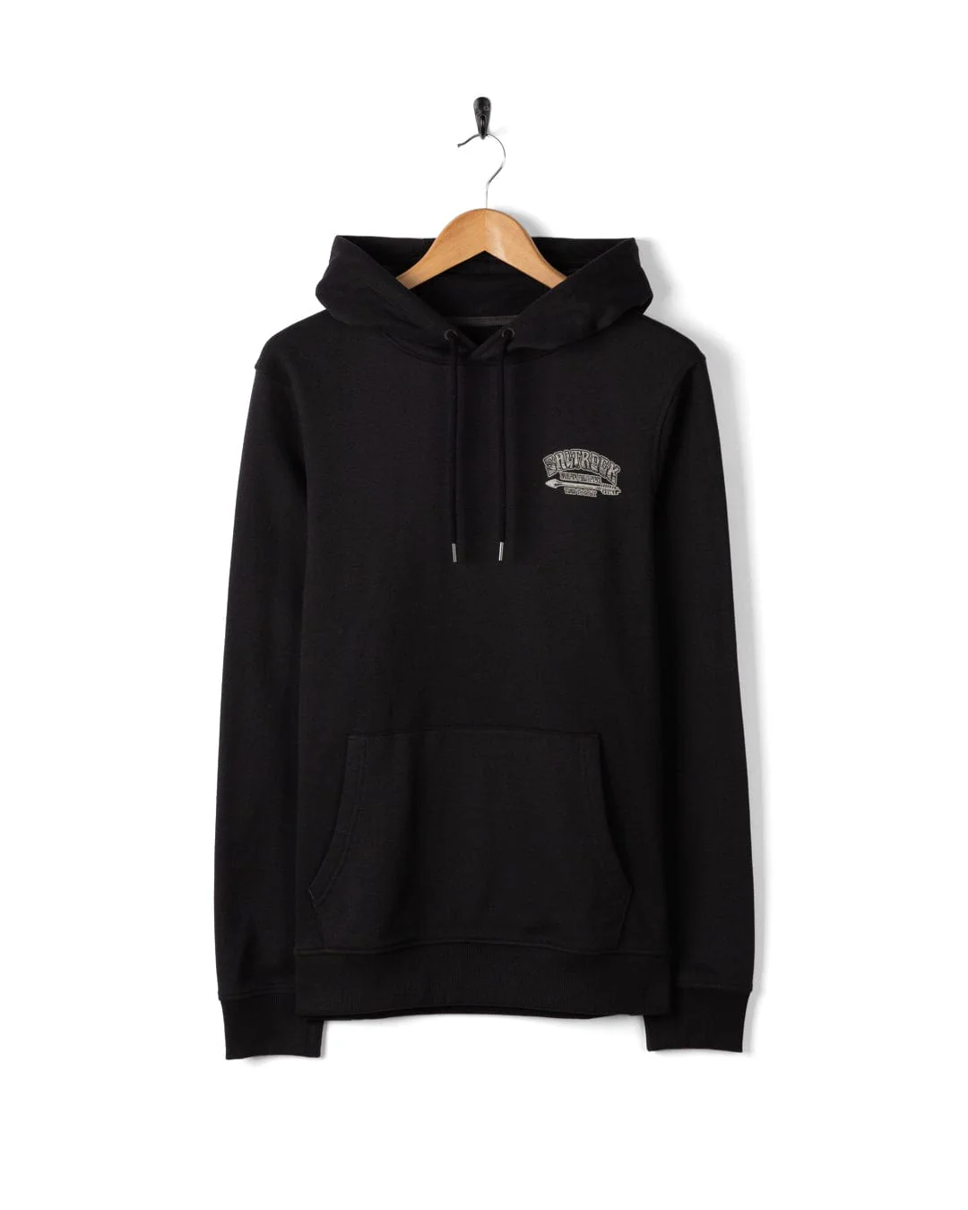 Split Mens Pop Hoodie in Black - Image 5