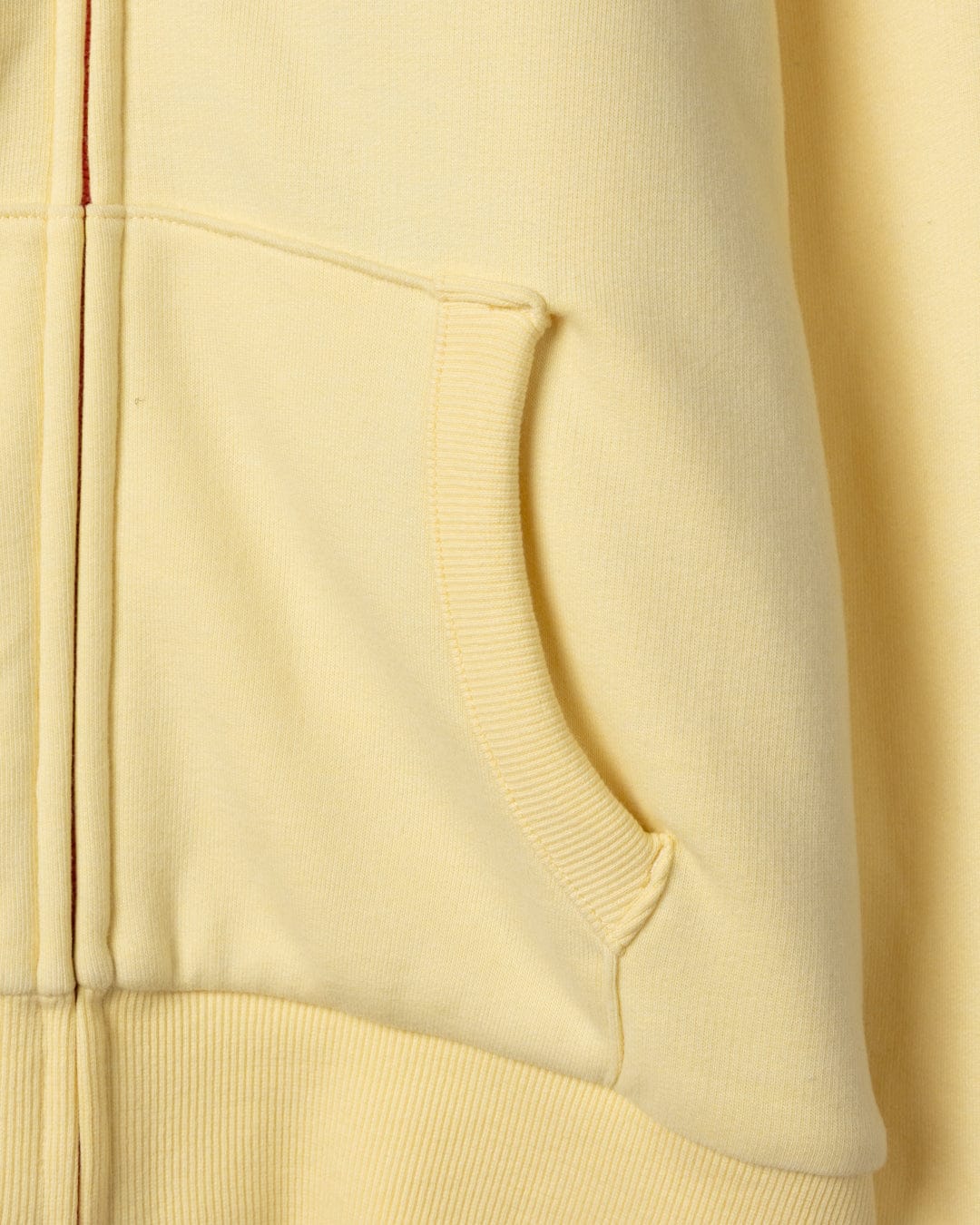 Sun Daze Kids Borg Lined Hoodie in Light Yellow - Image 4