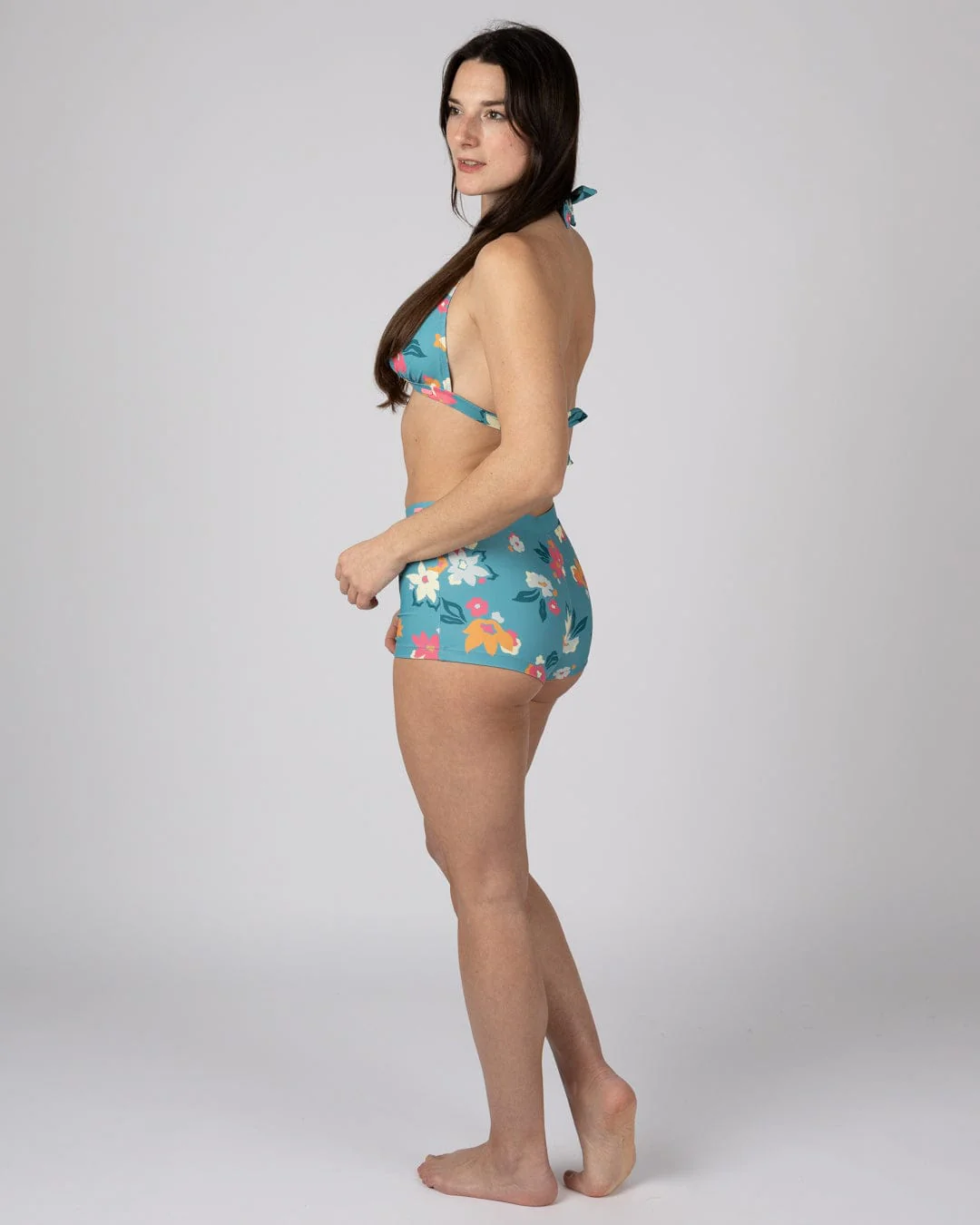 Surf Daze Shorts Womens Swim Shorts in Blue - Image 4
