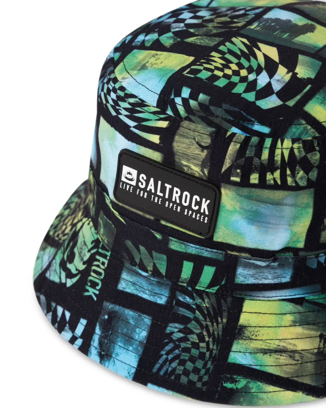 Surf Flare Bucket Hat in Black - Image 2