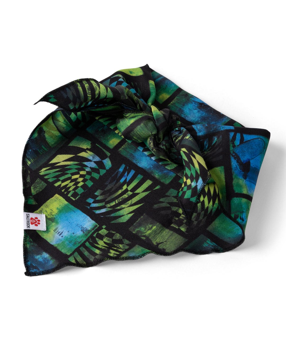 Surf Flare Dog Bandana in Dark Grey - Image 2