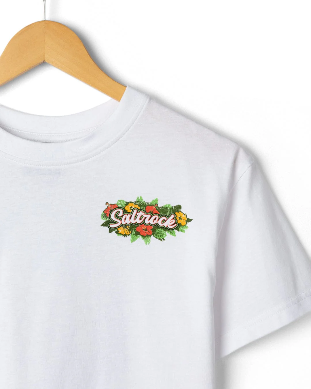 Surf Shack Devon  Kids Short Sleeve T-shirt in White - Image 4