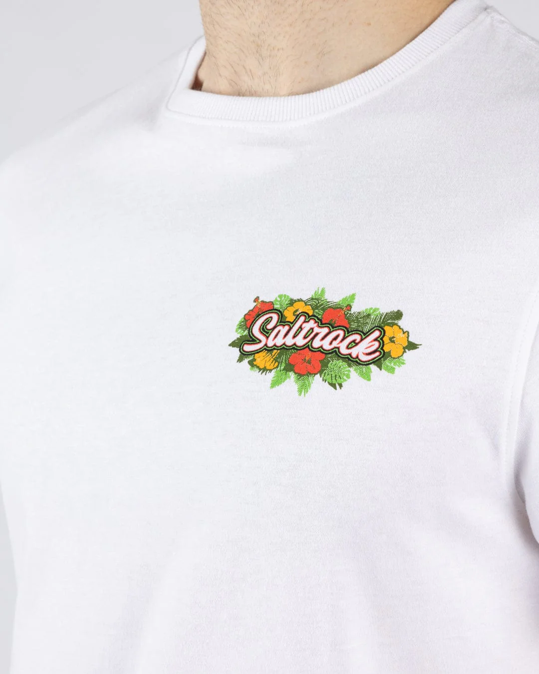 Surf Shack Devon Mens T-Shirt in White - Image 4