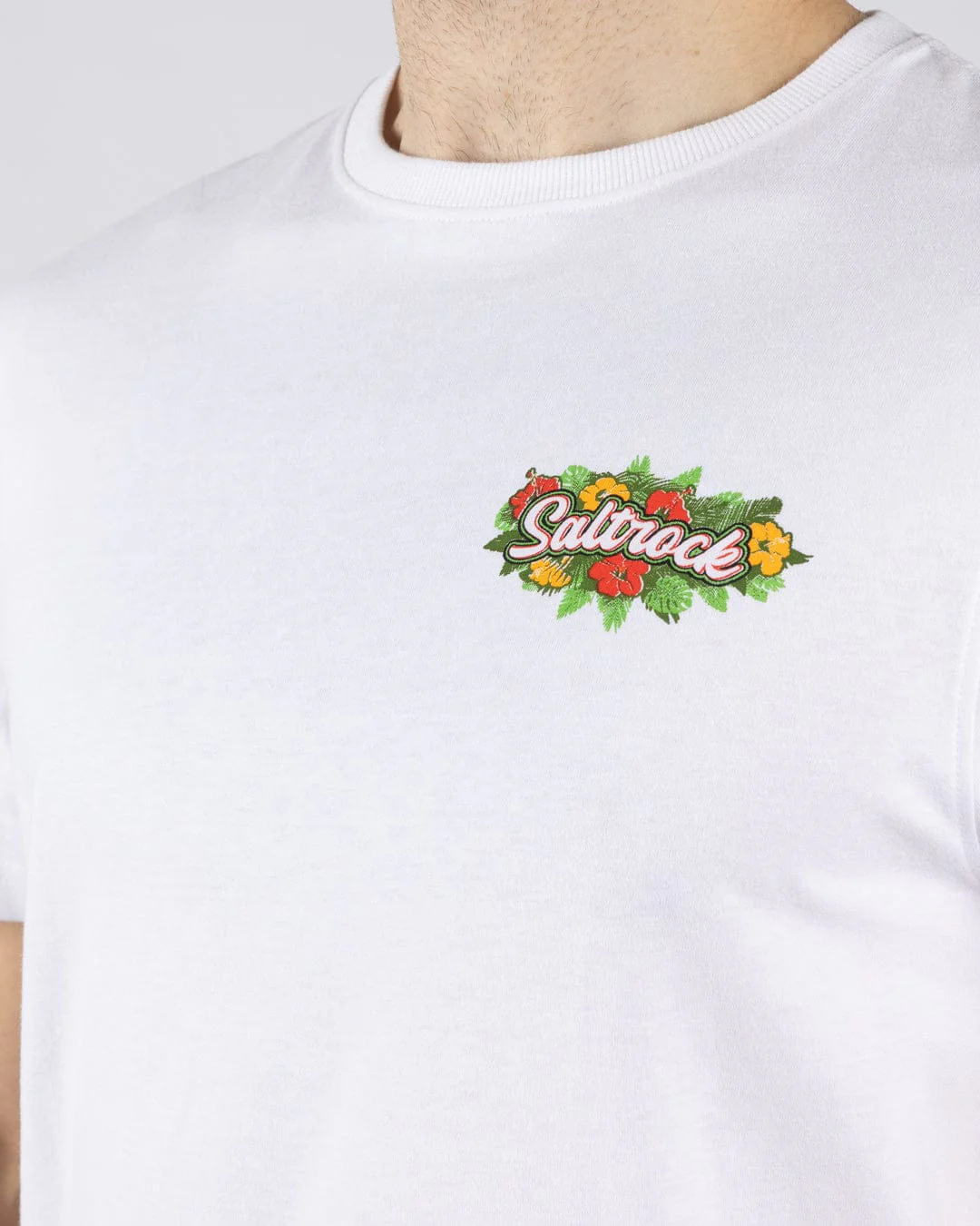 Surf Shack Wales Mens T-Shirt in White - Image 4
