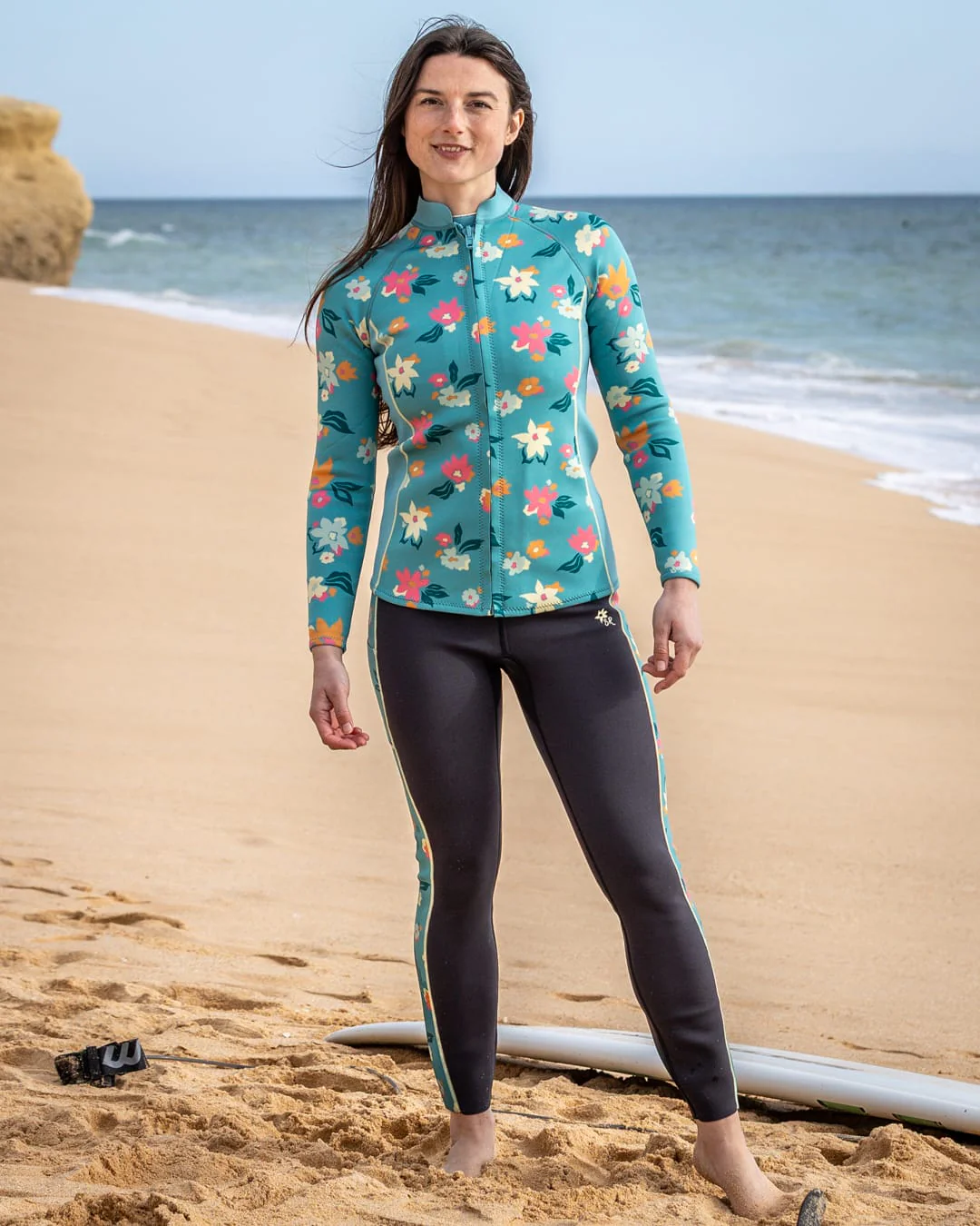 Surfdaze Womens Wetsuit Legging in Dark Grey - Image 6