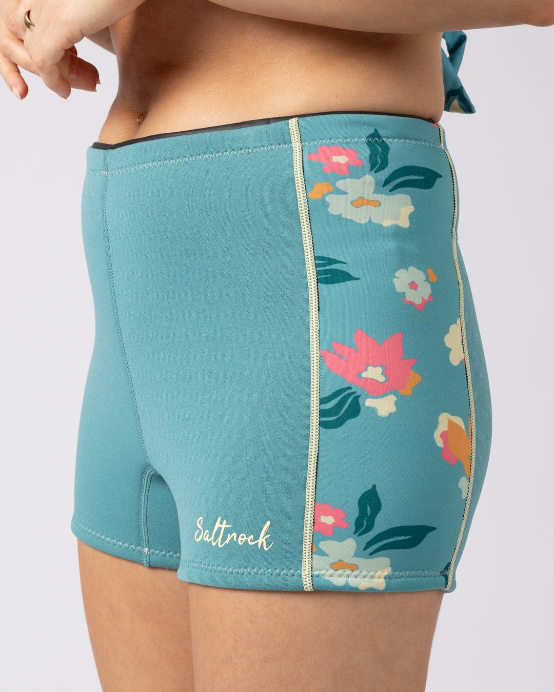 Surfdaze Womens Wetsuit Shorts in Blue - Image 2