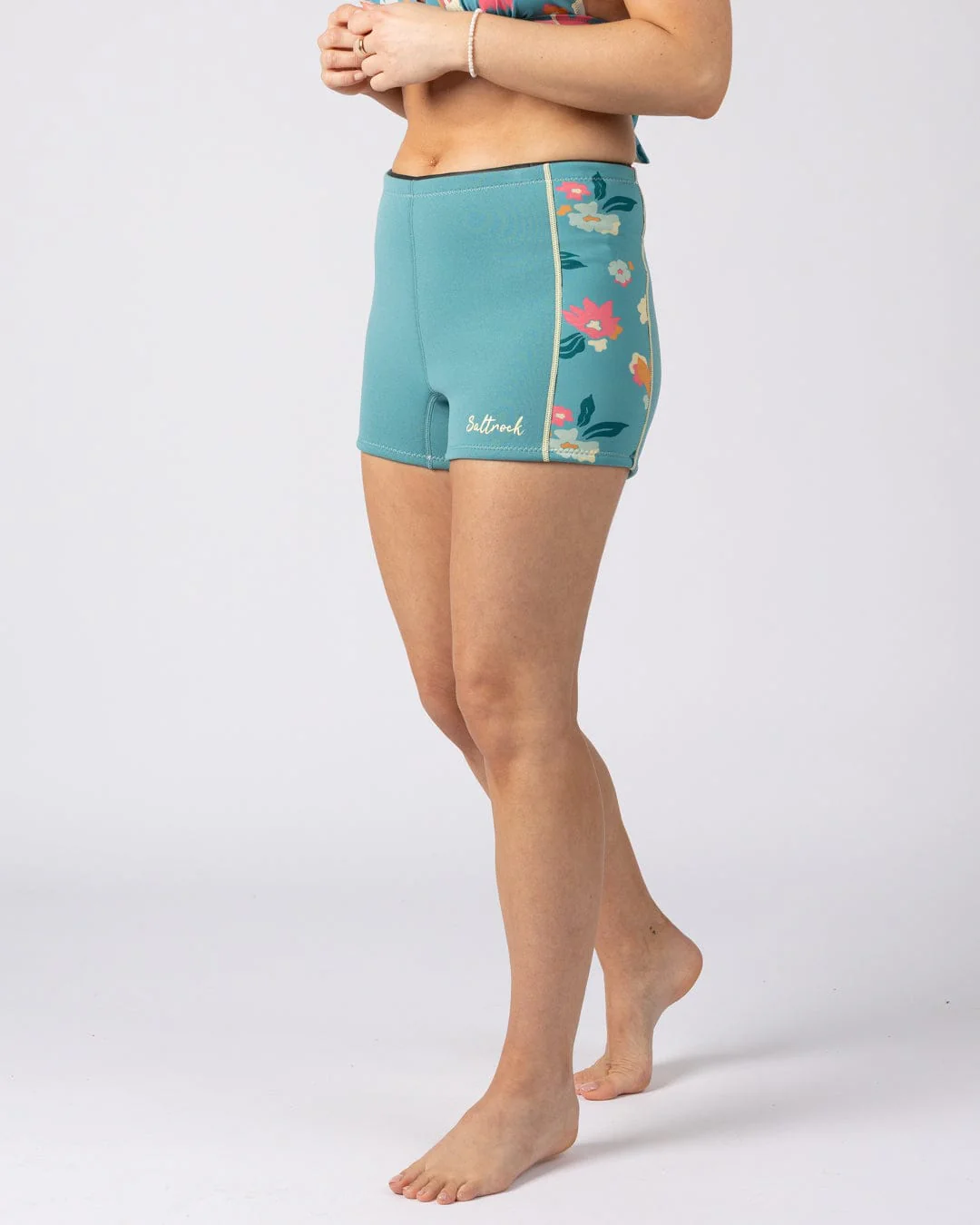 Surfdaze Womens Wetsuit Shorts in Blue - Image 8