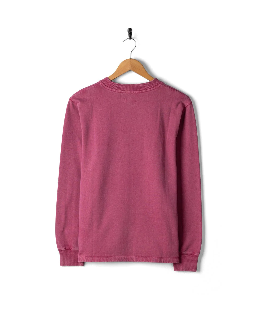 Tarot Moon Womens Sweat Shirt in Dark Pink - Image 6