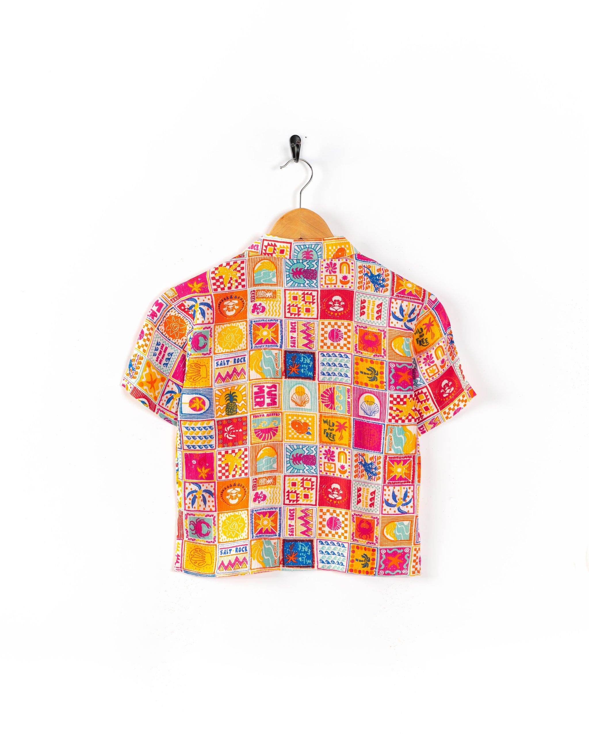 Tiles Kids Shirt in Multi - Image 6