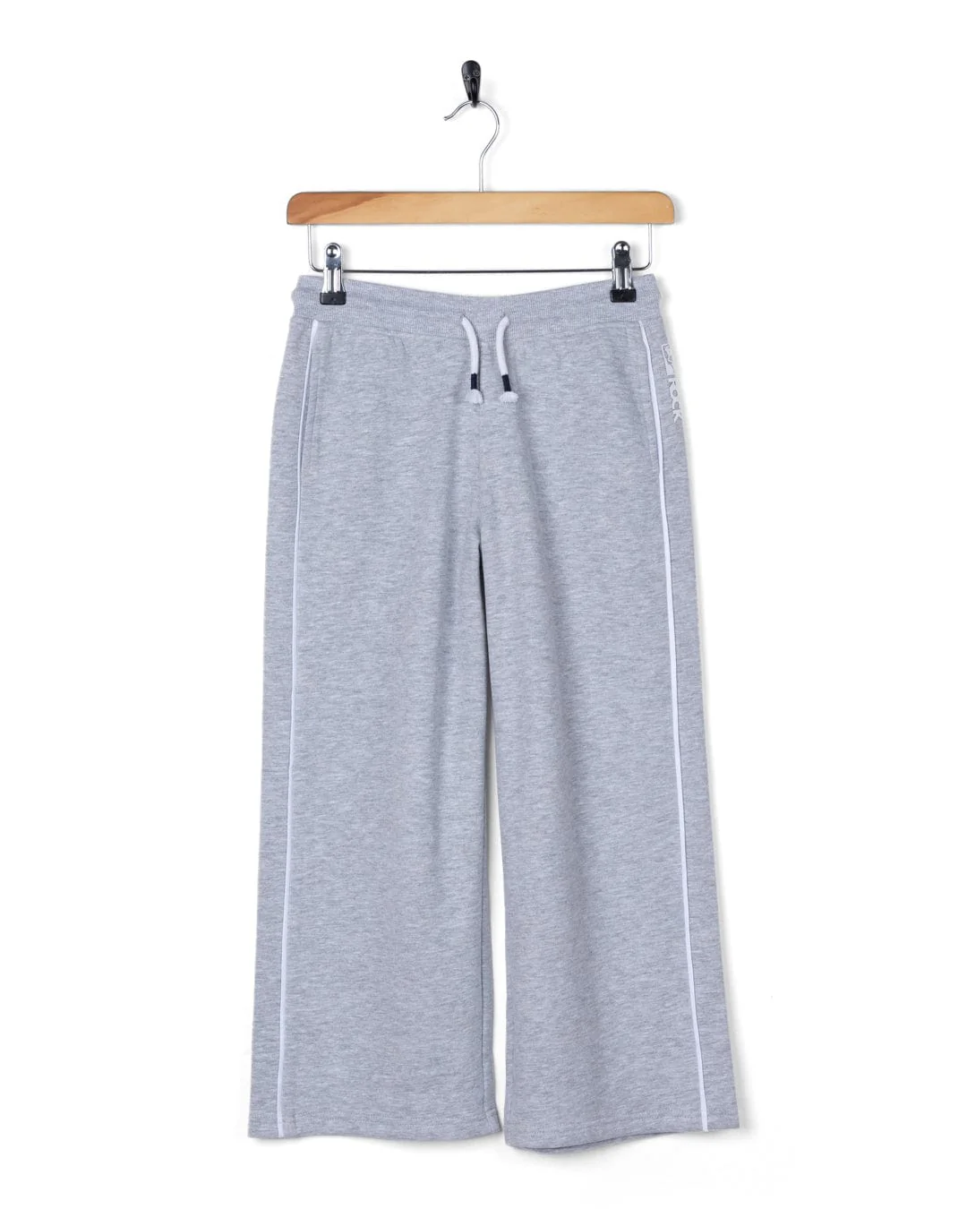 Essential Kids Wide Leg Joggers in Grey