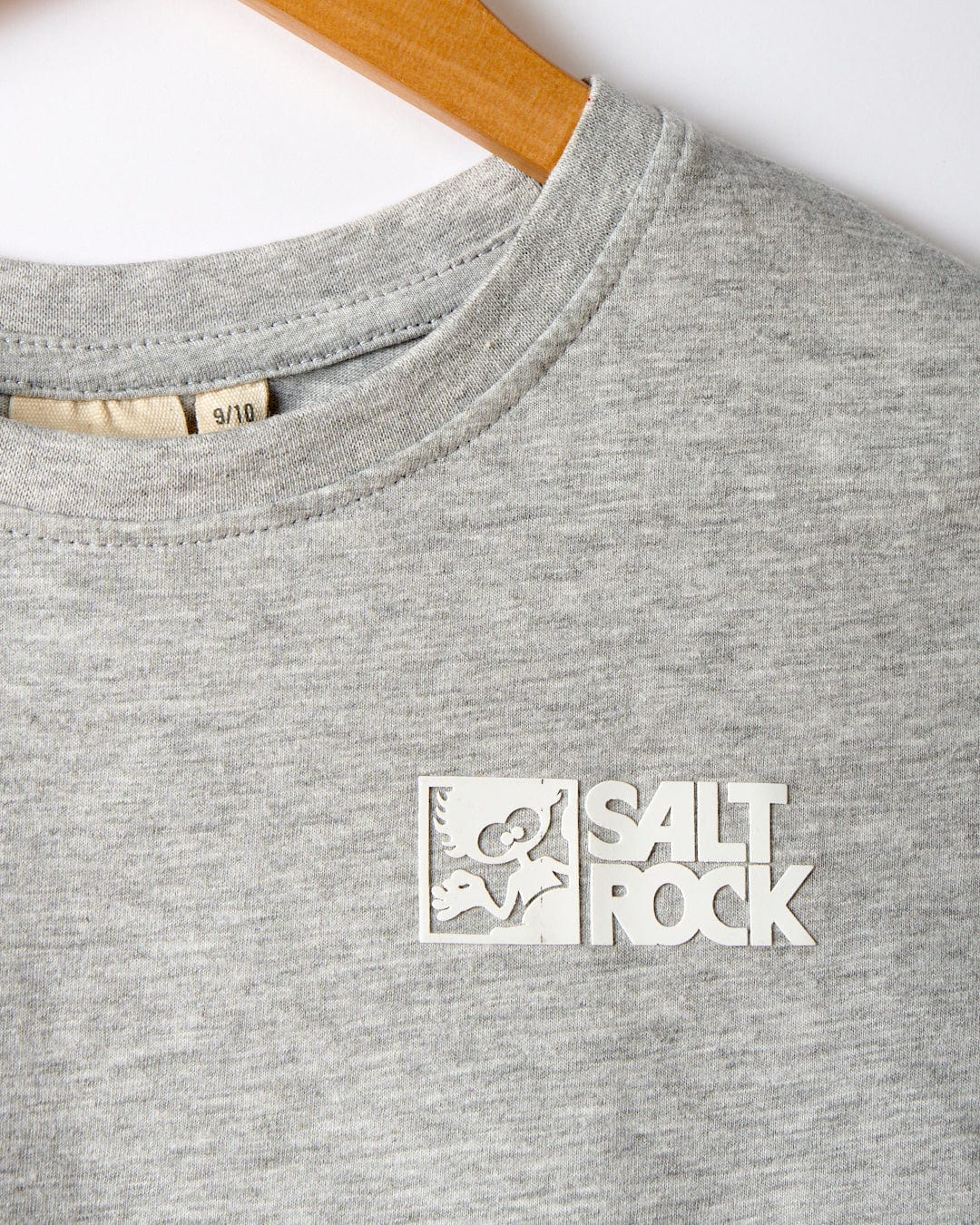 Essential Recycled Kids Short Sleeve T-Shirt in Grey - Image 3