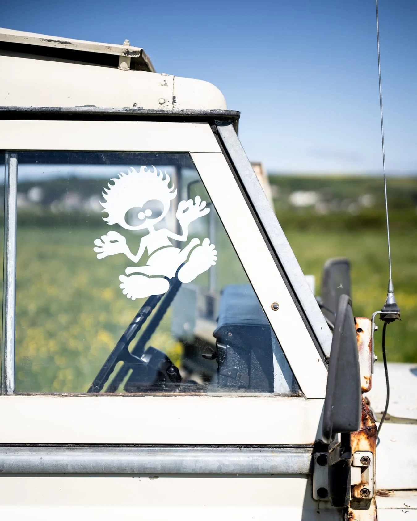 Tok Van Sticker in White - Image 3