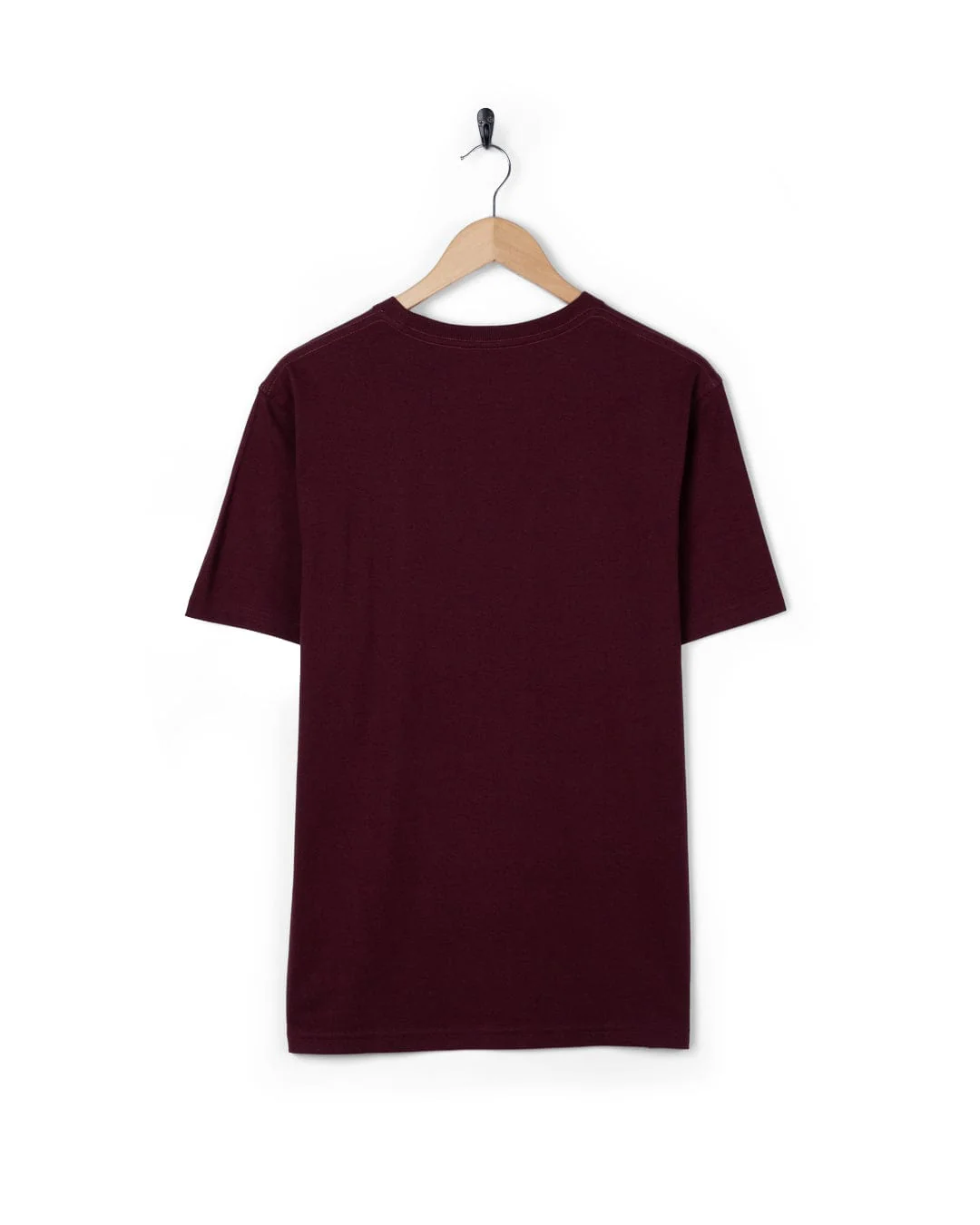 Torn Stripe Mens T-Shirt in Dark Purple - Image 8