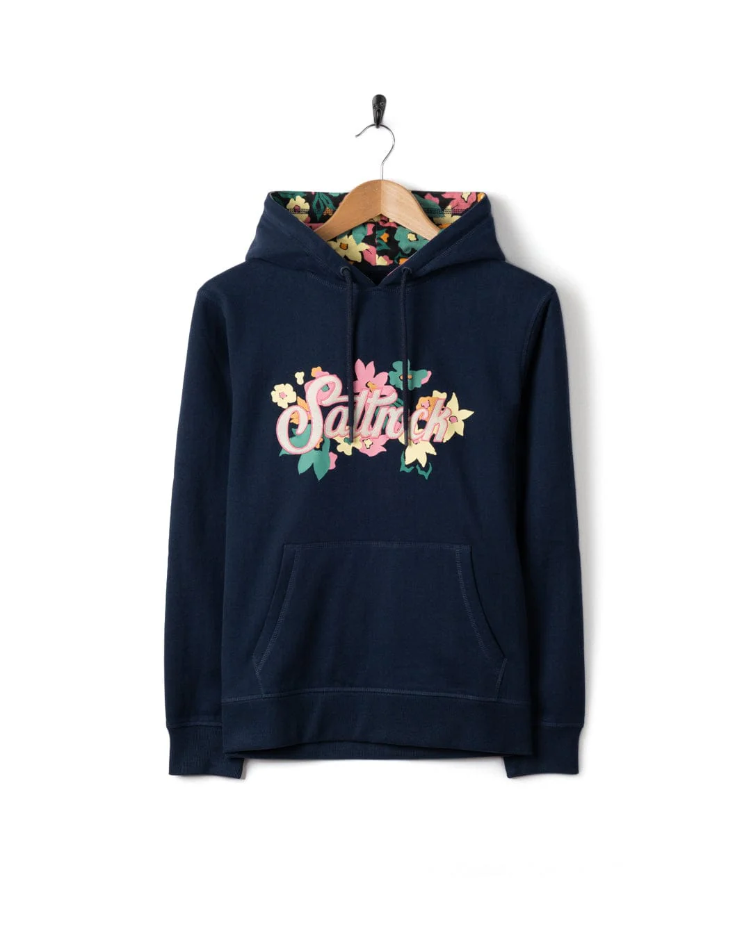 Trader Daze   Womens Pop Hoodie in Blue - Image 5