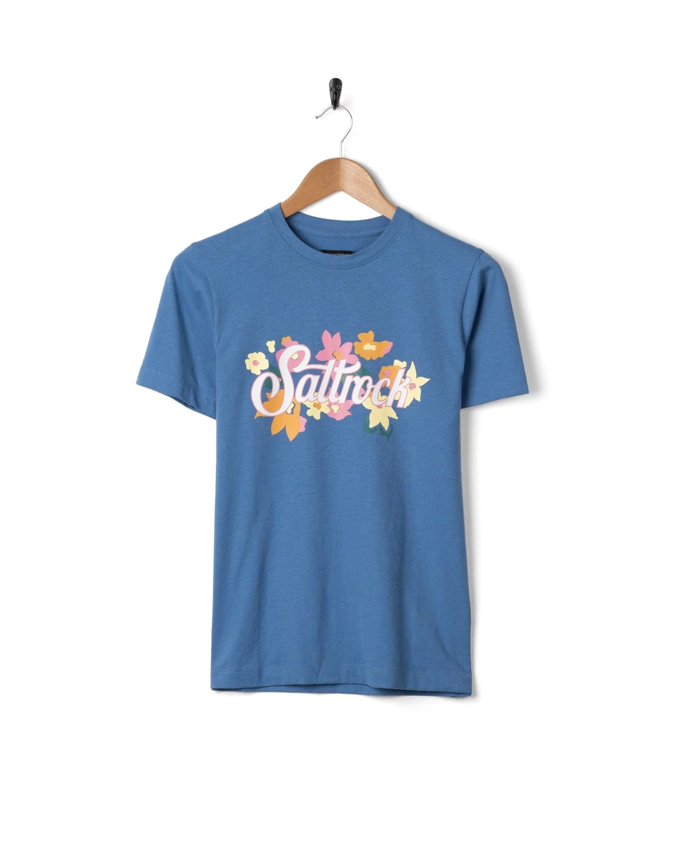Trader Daze Womens Short Sleeve T-Shirt in Bright Blue - Image 4