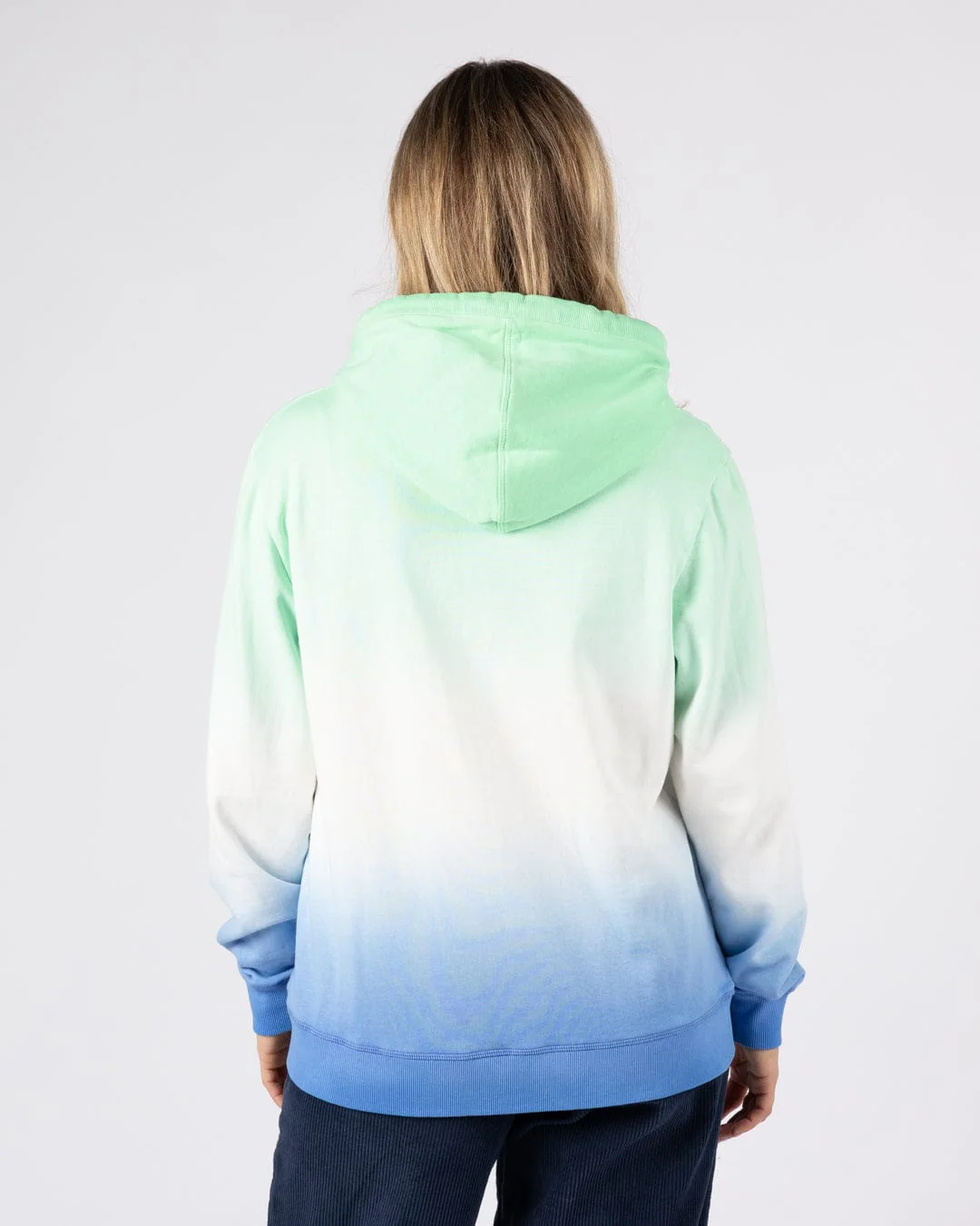 Trader Triple Womens Pop Hoodie in Green - Image 9