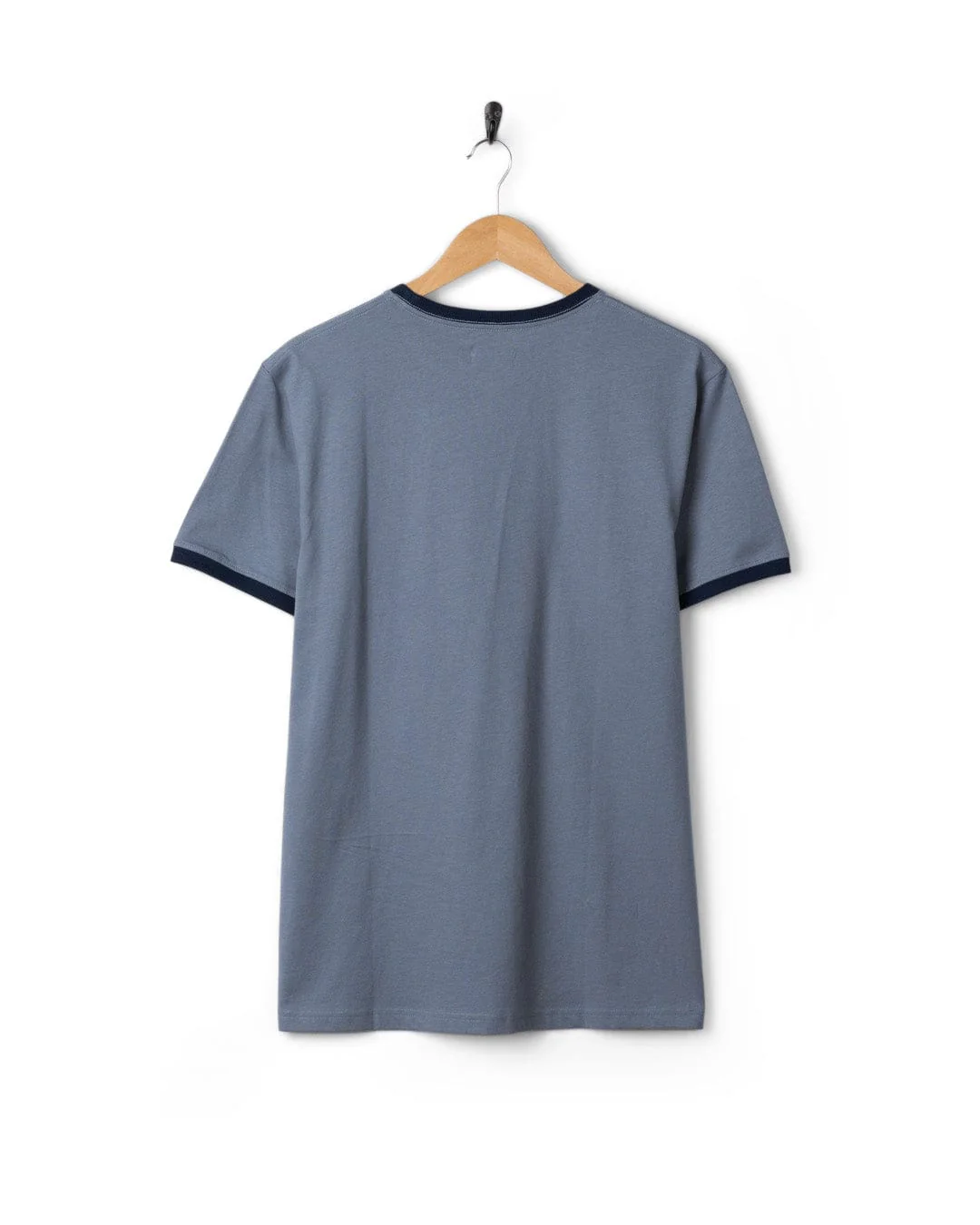 Trail Badge Ringer  Mens Short Sleeve T-Shirt in Blue - Image 6