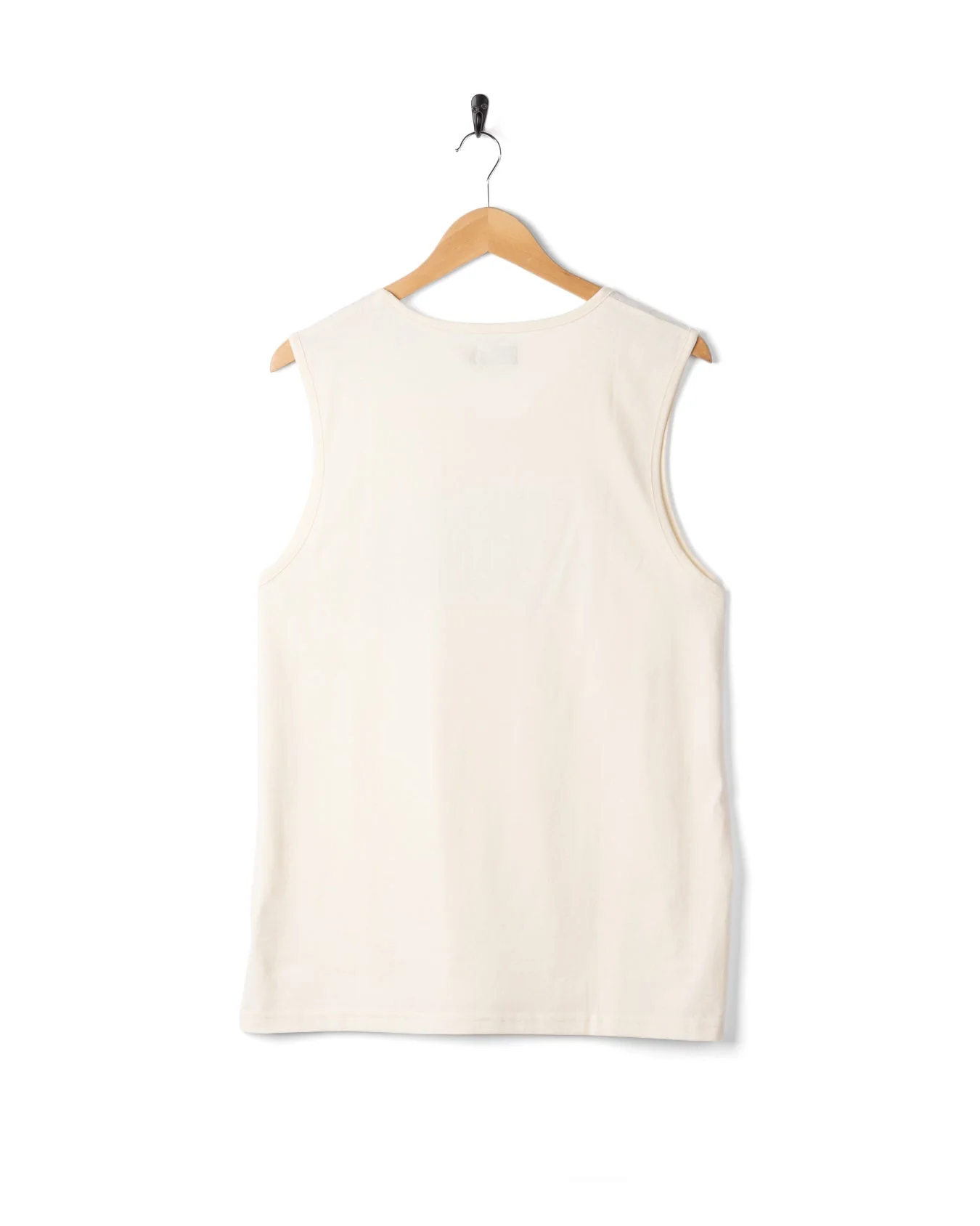 Trail Bus Mens Vest in Cream - Image 9