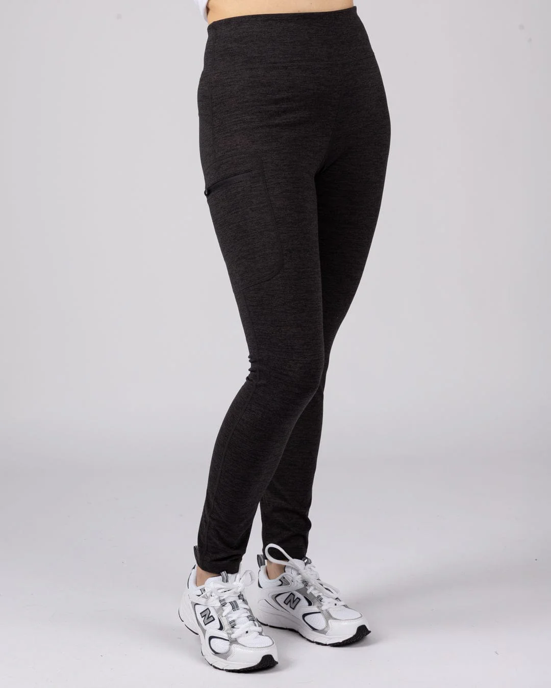 Trek Womens 4 Way Stretch Outdoor Leggings in Dark Grey - Image 4