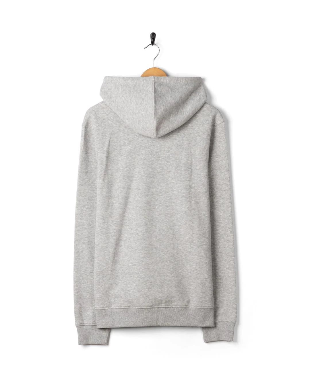 Tribal Stripe Mens Pop Hoodie in Grey - Image 5