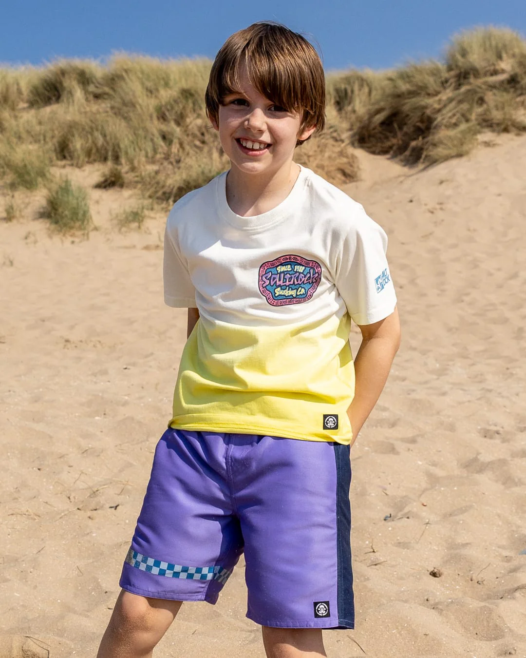 Tribe Surf Kids Swimwear in Purple