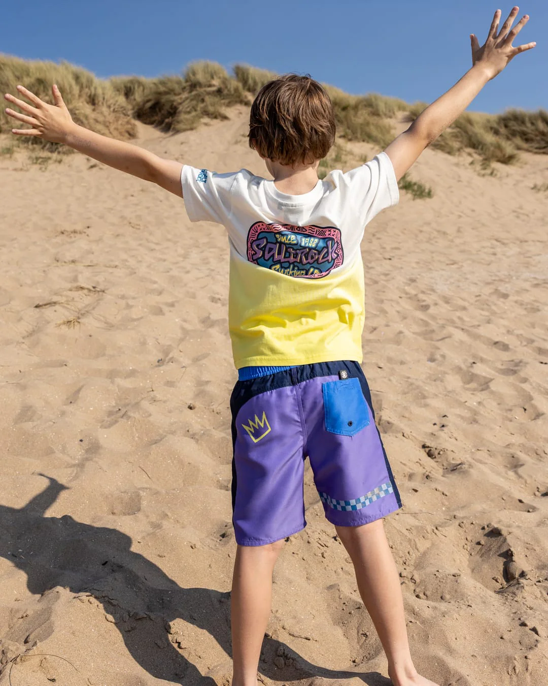 Tribe Surf Kids Swimwear in Purple - Image 3